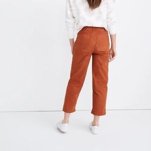 Madewell Emmett Slim Wide-Leg Crop Pant
